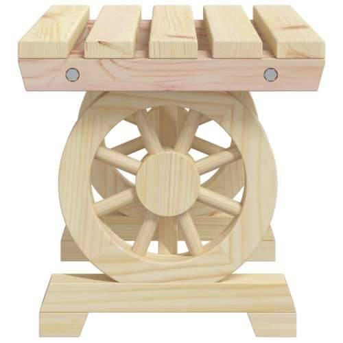 Vrtni tabure 40 x 36,5 x 38,5 cm od masivne jelovine - Smeđa 40 x 36,5 x 38,5 cm 1 Cijena
