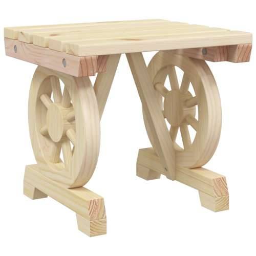 Vrtni tabure 40 x 36,5 x 38,5 cm od masivne jelovine - Smeđa 40 x 36,5 x 38,5 cm 1 Cijena