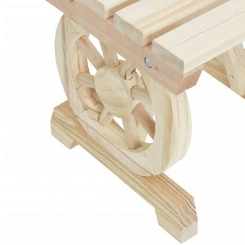Vrtni tabure 40 x 36,5 x 38,5 cm od masivne jelovine - Smeđa 40 x 36,5 x 38,5 cm 1 Cijena