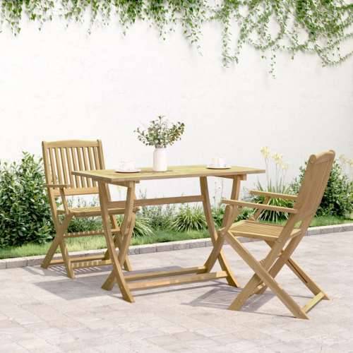Sklopivi vrtni stol 110 x 55 x 75 cm od masivnog drva bagrema - Svjetlosmeđa 110 x 55 x 75 cm 1 Cijena