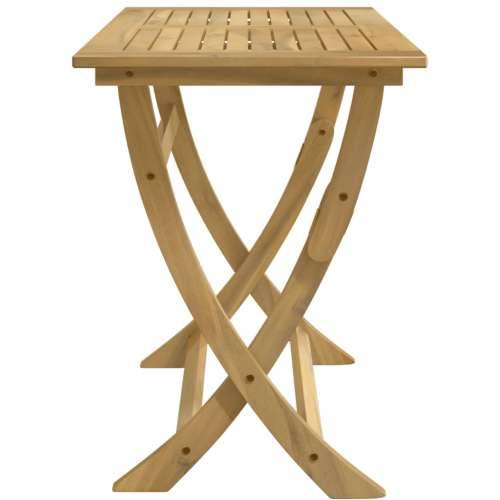 Sklopivi vrtni stol 110 x 55 x 75 cm od masivnog drva bagrema - Svjetlosmeđa 110 x 55 x 75 cm 1 Cijena