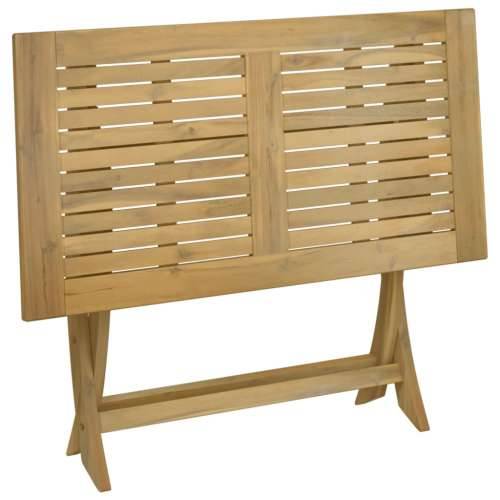 Sklopivi vrtni stol 110 x 55 x 75 cm od masivnog drva bagrema - Svjetlosmeđa 110 x 55 x 75 cm 1 Cijena