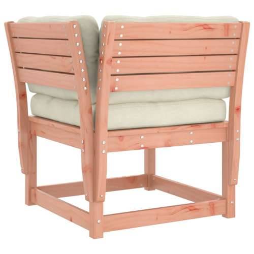 Kutna vrtna sofa s jastucima 73x73x78 cm od masivne duglazije - Prirodni douglas s jastučićima 1 Cijena