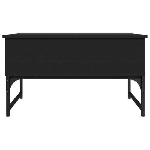 Stolić za kavu crni 70 x 50 x 40 cm konstruirano drvo i metal - Crna 1 70 cm Cijena