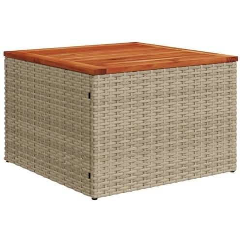 Vrtna garnitura - 10-dijelni set vrtnih sofa s jastucima bež od poliratana - bež i siva 1 2x corner + table + 5x middle Cijena