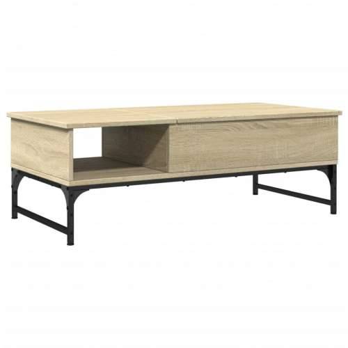 Stolić za kavu boja hrasta sonome 100x50x35 cm od drva i metala - sonoma hrast 1 Cijena