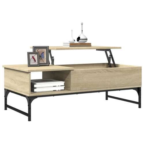 Stolić za kavu boja hrasta sonome 100x50x35 cm od drva i metala - sonoma hrast 1 Cijena