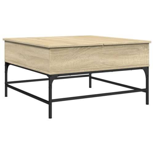 Stolić za kavu boja hrasta sonome 80x80x45 cm od drva i metala - sonoma hrast 80 x 80 x 45 cm 1 Cijena