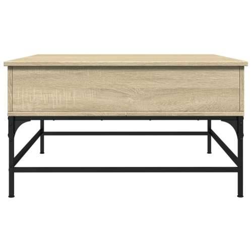 Stolić za kavu boja hrasta sonome 80x80x45 cm od drva i metala - sonoma hrast 80 x 80 x 45 cm 1 Cijena