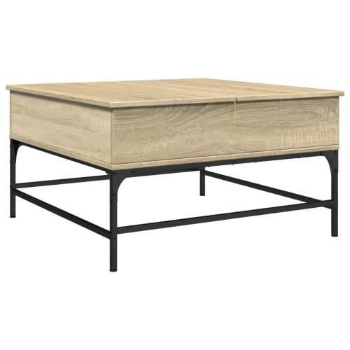 Stolić za kavu boja hrasta sonome 80x80x45 cm od drva i metala - sonoma hrast 80 x 80 x 45 cm 1 Cijena