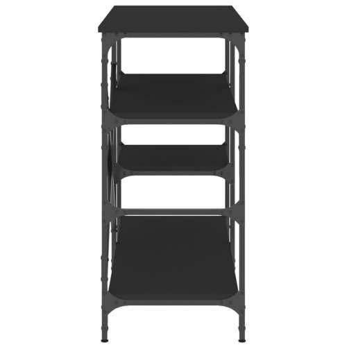 Pekarski stalak crni 90 x 40 x 84 cm konstruirano drvo i metal - Crna 1 Cijena