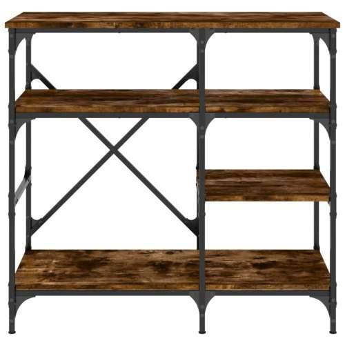 Pekarski stalak boje hrasta 90 x 40 x 84 cm od drva i metala - Dimljeni hrast 1 Cijena