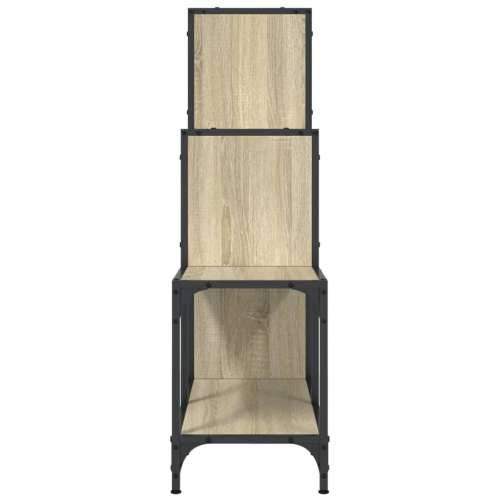 Regal za knjige boja hrasta 92 x 30 x 102 cm od drva i metala - sonoma hrast 1 102 cm 92 cm Cijena