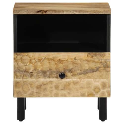 Noćni ormarići 2 kom 40 x 33 x 46 cm od masivnog drva manga - Prirodna 2 masivno drvo manga Cijena