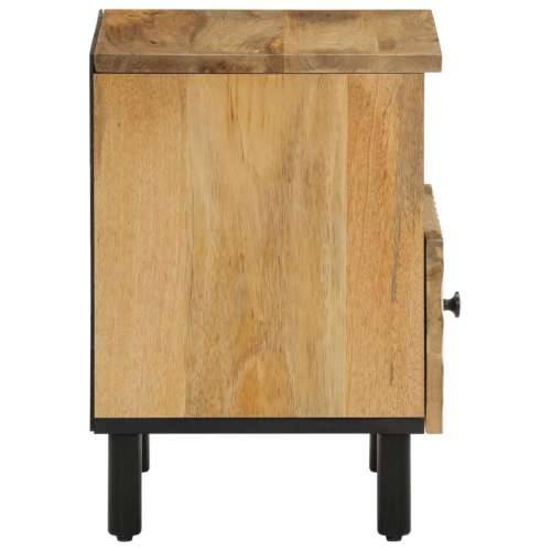 Noćni ormarići 2 kom 40 x 33 x 46 cm od masivnog drva manga - Prirodna 2 masivno drvo manga Cijena