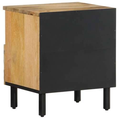 Noćni ormarići 2 kom 40 x 33 x 46 cm od masivnog drva manga - Prirodna 2 masivno drvo manga Cijena