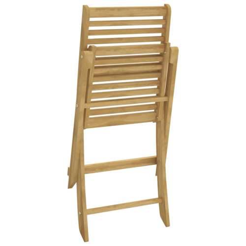Sklopive vrtne stolice 4 kom 48,5x61,5x87 cm od drva bagrema - 4 Bez naslona za ruke Cijena
