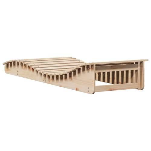 Ležaljka za sunčanje 205 x 70 x 31,5 cm od masivne borovine - Prirodna boja bora 205 x 70 x 31.5 cm 1 Cijena