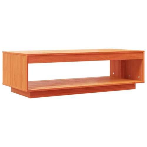 Stolić za kavu voštano smeđi 110x50x33,5 cm od masivne borovine - Voštano smeđa 1 110 cm Cijena