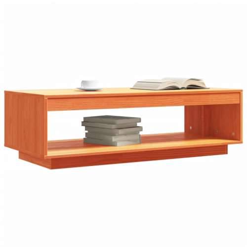 Stolić za kavu voštano smeđi 110x50x33,5 cm od masivne borovine - Voštano smeđa 1 110 cm Cijena