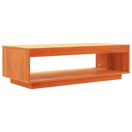 Stolić za kavu voštano smeđi 110x50x33,5 cm od masivne borovine - Voštano smeđa 1 110 cm Cijena