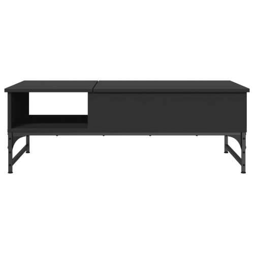 Stolić za kavu crni 100 x 50 x 35 cm konstruirano drvo i metal - Crna 1 Cijena