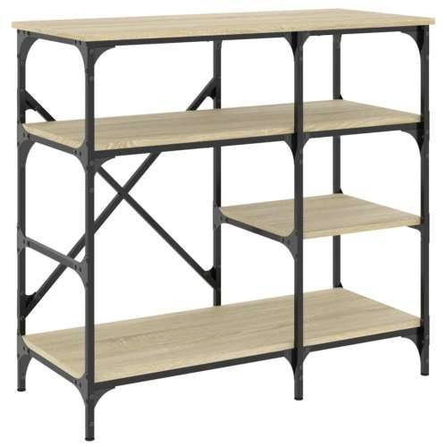 Pekarski stalak boje hrasta 90 x 40 x 84 cm od drva i metala - sonoma hrast 1 Cijena