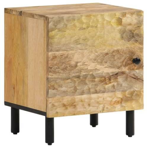 Noćni ormarići 2 kom 40 x 33 x 46 cm od masivnog drva manga - Prirodna 2 masivno drvo manga Cijena