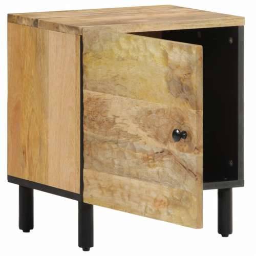 Noćni ormarići 2 kom 40 x 33 x 46 cm od masivnog drva manga - Prirodna 2 masivno drvo manga Cijena
