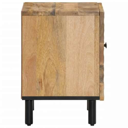 Noćni ormarići 2 kom 40 x 33 x 46 cm od masivnog drva manga - Prirodna 2 masivno drvo manga Cijena