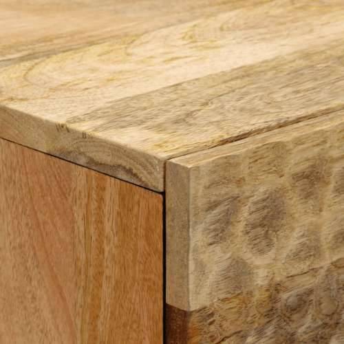 Noćni ormarići 2 kom 40 x 33 x 46 cm od masivnog drva manga - Prirodna 2 masivno drvo manga Cijena