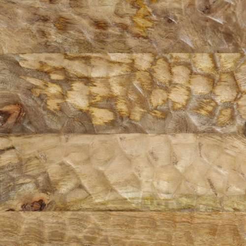 Noćni ormarići 2 kom 40 x 33 x 46 cm od masivnog drva manga - Prirodna 2 masivno drvo manga Cijena