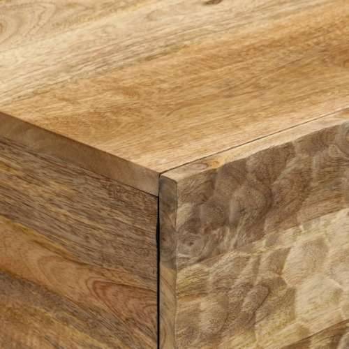 Stolić za kavu 80 x 50 x 40 cm od masivnog drva manga - Prirodna 1 masivno drvo manga Cijena