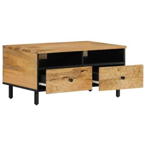 Stolić za kavu 80 x 54 x 40 cm od masivnog drva manga - Prirodna 1 masivno drvo manga Cijena