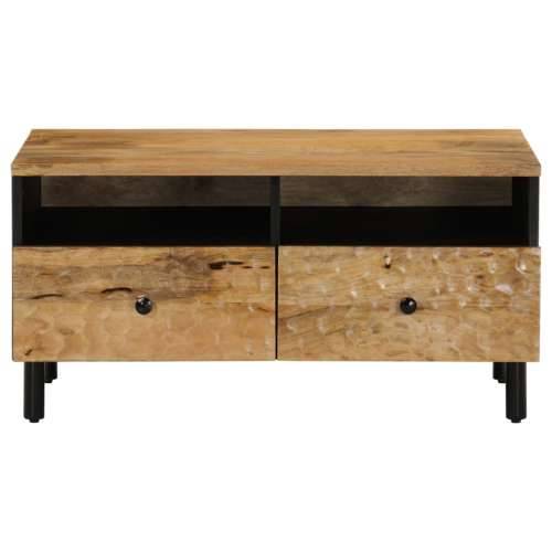Stolić za kavu 80 x 54 x 40 cm od masivnog drva manga - Prirodna 1 masivno drvo manga Cijena