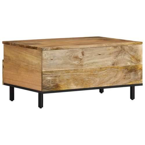 Stolić za kavu 80 x 54 x 40 cm od masivnog drva manga - Prirodna 1 masivno drvo manga Cijena