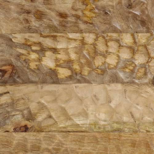 Stolić za kavu 80 x 54 x 40 cm od masivnog drva manga - Prirodna 1 masivno drvo manga Cijena