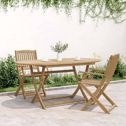 Sklopivi vrtni stol 160 x 85 x 75 cm od masivnog drva bagrema - Svjetlosmeđa 160 x 85 x 75 cm 1 Cijena