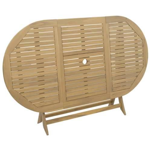 Sklopivi vrtni stol 160 x 85 x 75 cm od masivnog drva bagrema - Svjetlosmeđa 160 x 85 x 75 cm 1 Cijena