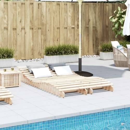 Ležaljke za sunčanje 2 kom 205 x 60 x 31,5 cm masivna borovina - Prirodna boja bora 205 x 60 x 31.5 cm 2 Cijena
