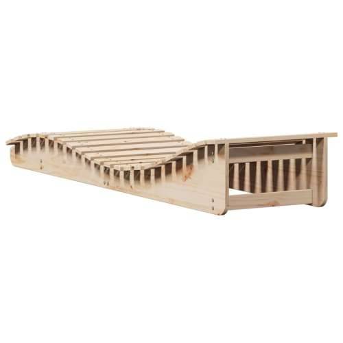Ležaljke za sunčanje 2 kom 205 x 60 x 31,5 cm masivna borovina - Prirodna boja bora 205 x 60 x 31.5 cm 2 Cijena