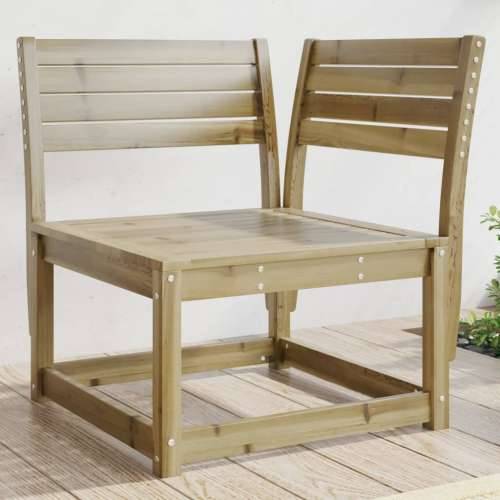Kutna vrtna sofa 73 x 73 x 78 cm od impregnirane borovine - Prirodno impregnirano bez jastuka 1 Cijena