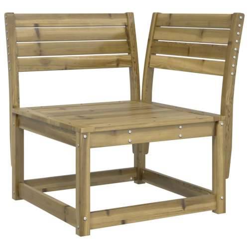 Kutna vrtna sofa 73 x 73 x 78 cm od impregnirane borovine - Prirodno impregnirano bez jastuka 1 Cijena