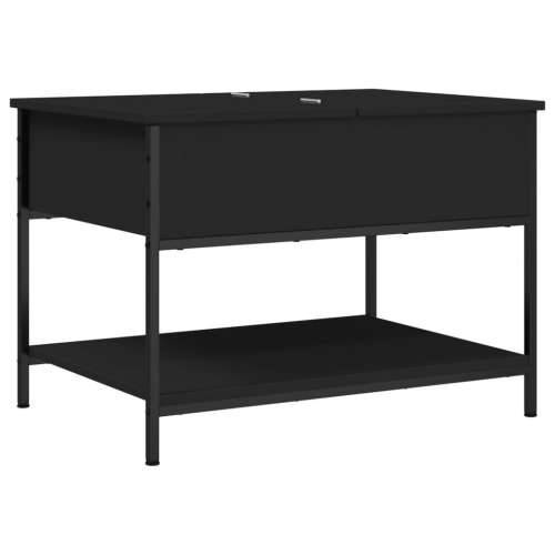 Stolić za kavu crni 70 x 50 x 50 cm konstruirano drvo i metal - Crna 1 70 cm Cijena