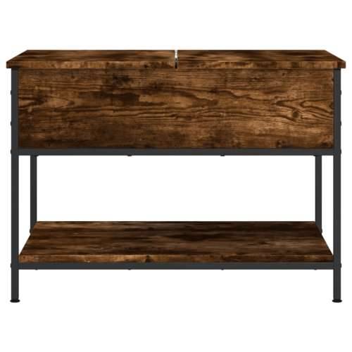 Stolić za kavu boja hrasta 70 x 50 x 50 cm od drva i metala - Dimljeni hrast 1 70 cm Cijena