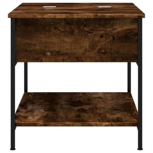 Stolić za kavu boja hrasta 70 x 50 x 50 cm od drva i metala - Dimljeni hrast 1 70 cm Cijena