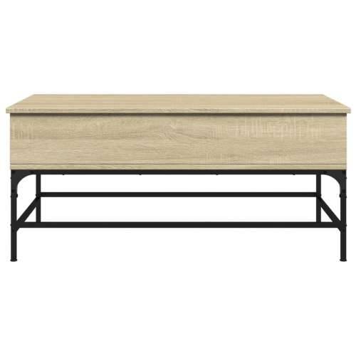 Stolić za kavu boja hrasta 100 x 50 x 45 cm od drva i metala - sonoma hrast 100 x 50 x 45 cm 1 Cijena