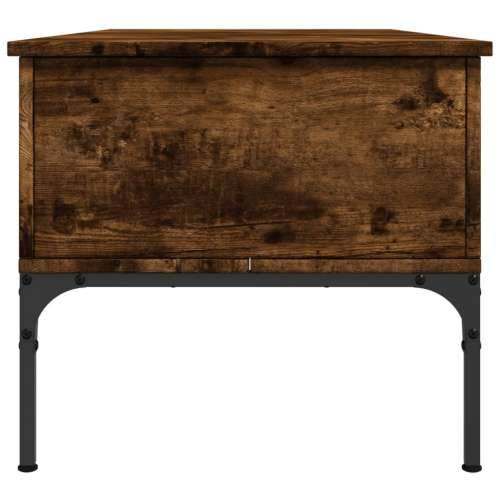 Stolić za kavu boja hrasta 100x50x45 cm od drva i metala - Dimljeni hrast 1 Cijena