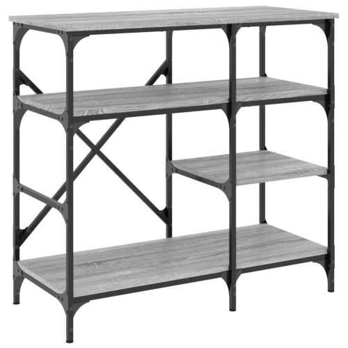 Pekarski stalak siva boja hrasta 90x40x84 cm od drva i metala - Siva 1 Cijena