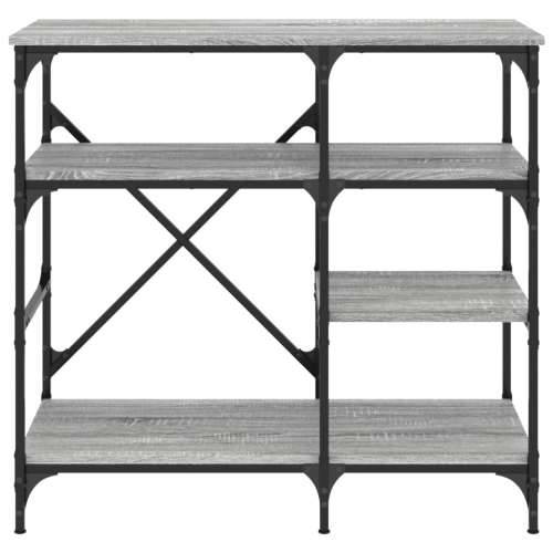 Pekarski stalak siva boja hrasta 90x40x84 cm od drva i metala - Siva 1 Cijena